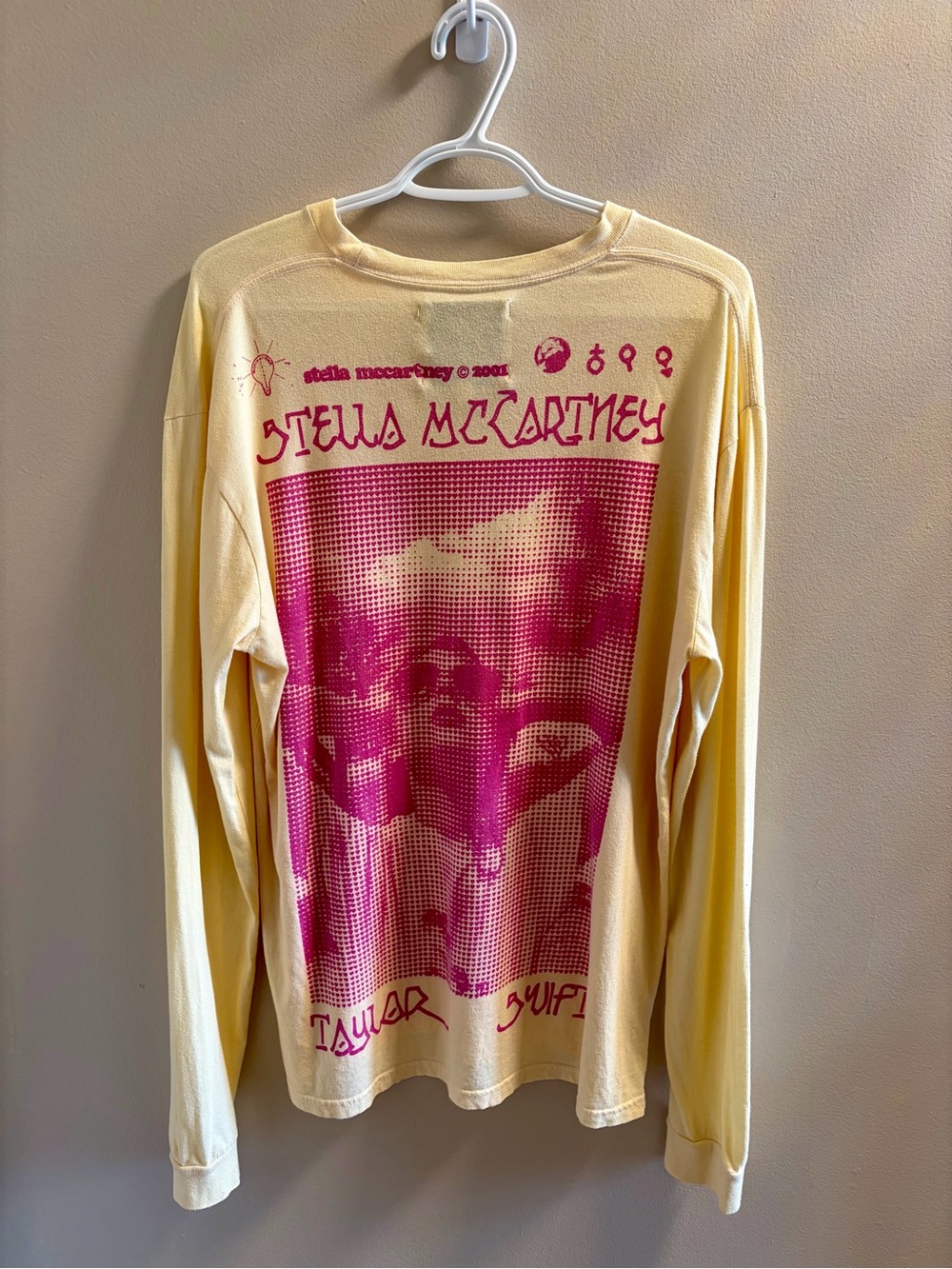 Stella McCartney x Taylor Swift Yellow Graphic Long Sleeve Tee